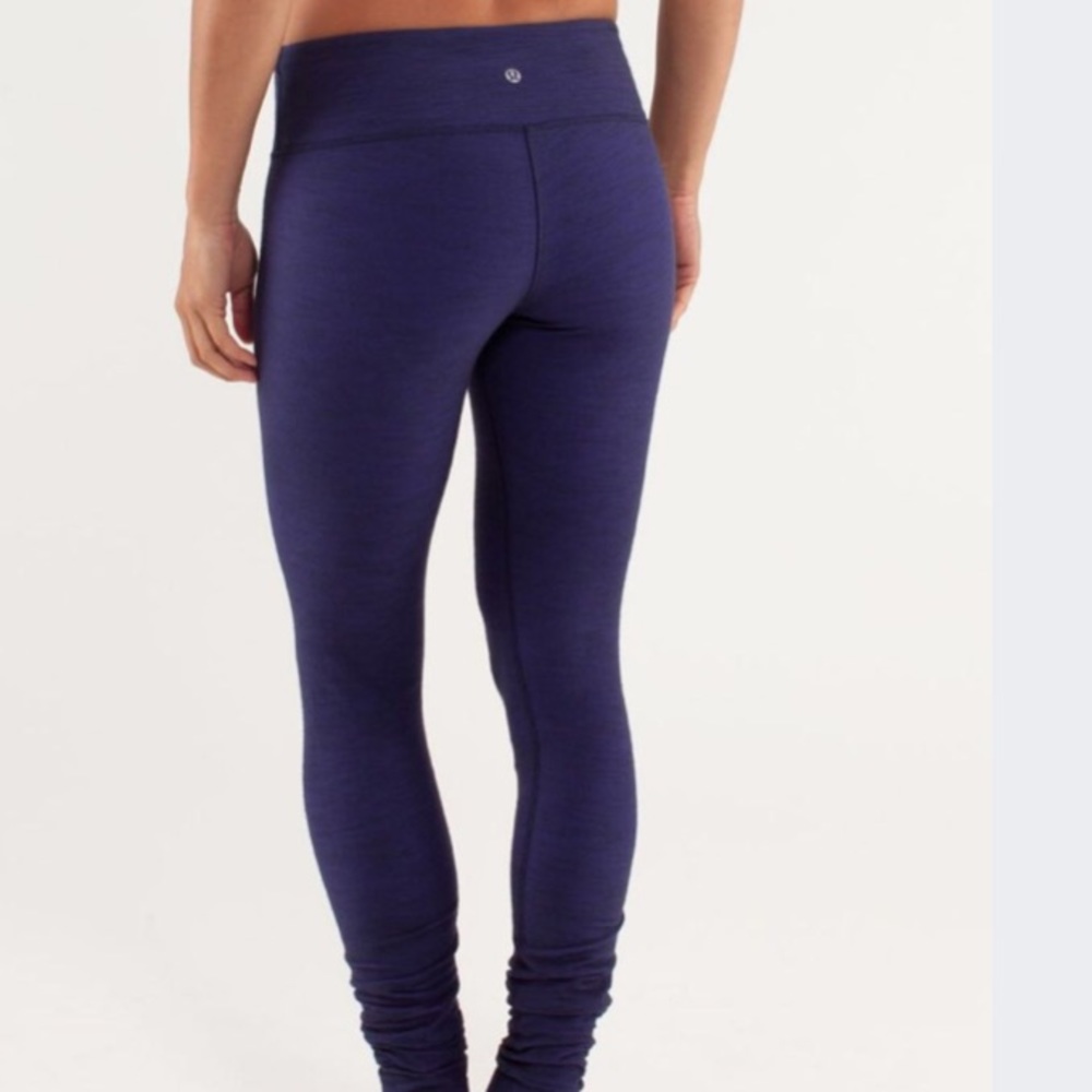 **Wunder Under Lulu Lemon Denim Blue EUC 4